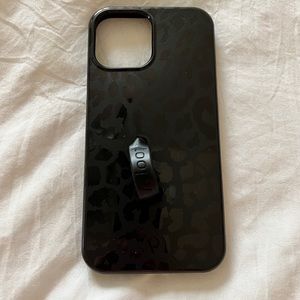 iPhone 12 Pro Max midnight Leopard Loopy Case